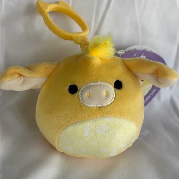 Squishmallows Yellow Plush Piglet‎ Toy - Picture 1 of 9